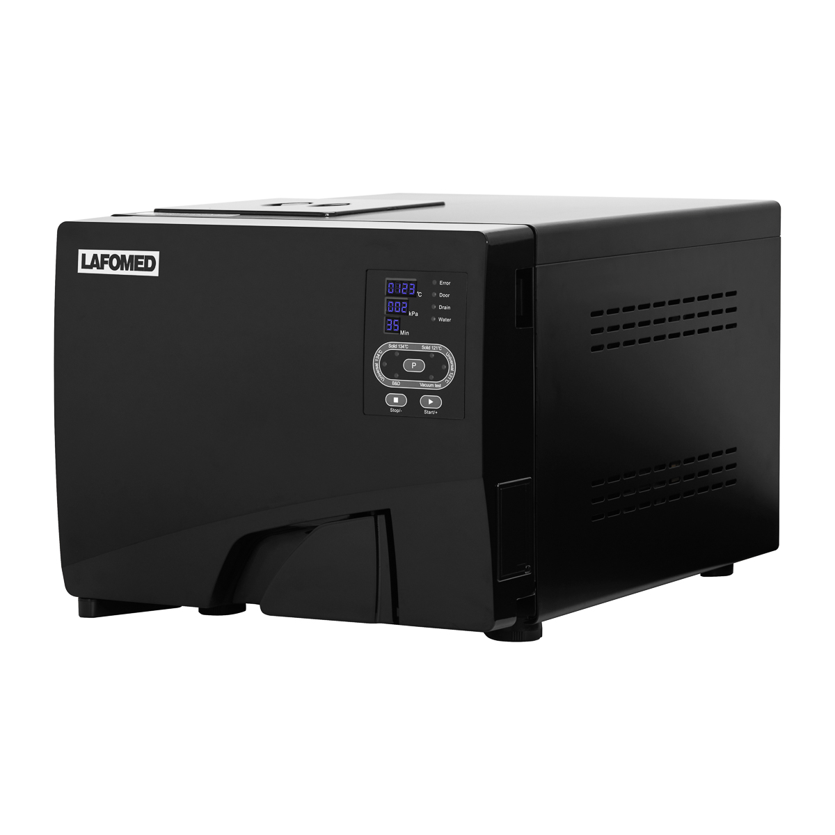 Lafomed autoklav standardlinje LFSS08AA LED med skrivare 8 L kl. B medicinsk svart