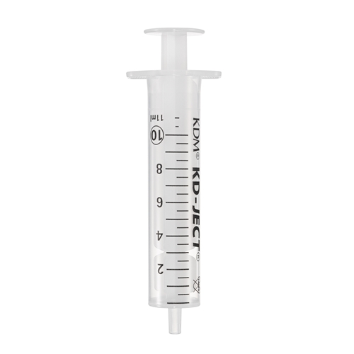 Spruta luer 2komp KD-Ject – 10ml grad 0,5ml exentrisk – 100 st