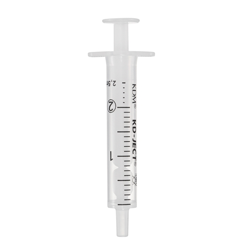 Spruta luer 2komp KD-Ject – 2ml grad 0,1ml centrisk – 100 st