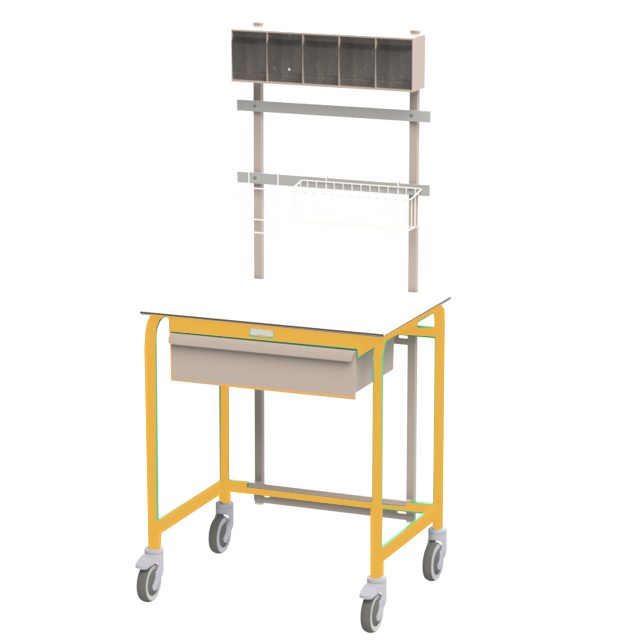 Mobil arbetsstation enkel – Saffran