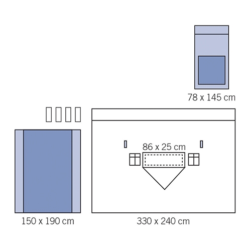 Op set Vertikallakan evercare – Large assbordspåse – 14 st