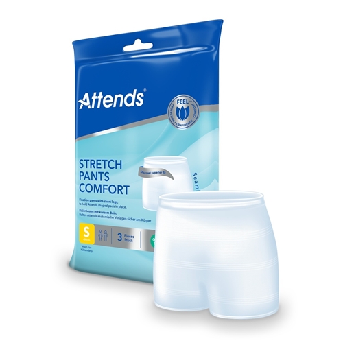 Fixeringsbyxa med ben – Attends StretchPant Comfort S – 3 st