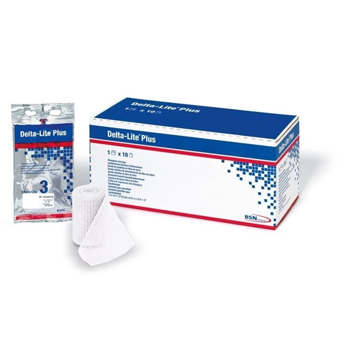 Gipsbinda Delta-Lite Plus – 2,5cmx1,8m glasfiber vit – 10 st
