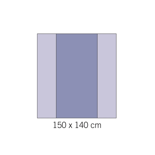 Instrumentbordslakan evercare – 140x150cm – 64 st