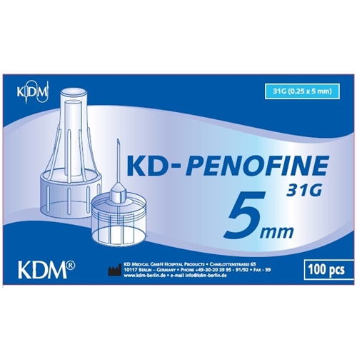 Pennkanyl KD-Penofine – 31G (0.25 x 6 mm) Orange – 100 st