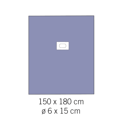 Hållakan häftande evercare – 150x180cm hål 6x15cm – 48 st