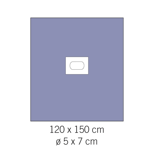 Hållakan häftande evercare – 120x150cm hål 5x7cm – 80 st