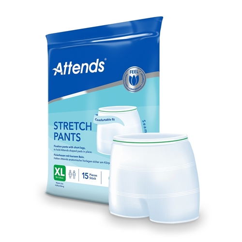 Fixeringsbyxa med ben – Attends Stretch pant XL – 15 st
