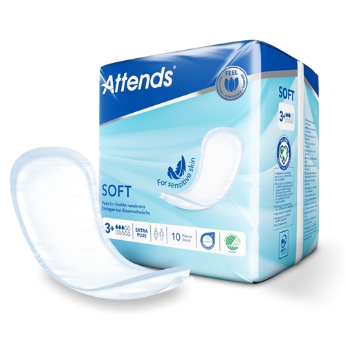 Inkontinensskydd för fixering i byxa – Attends Soft 3 Extra plus – 120 st