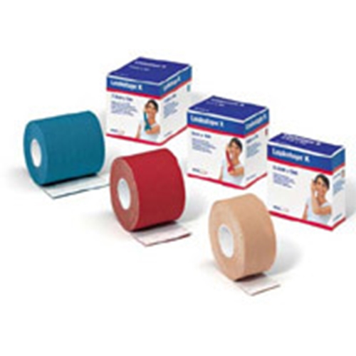 Stödtejp Leukotap K latexfri – 5cmx5m Kinesiotape beige – 5 st