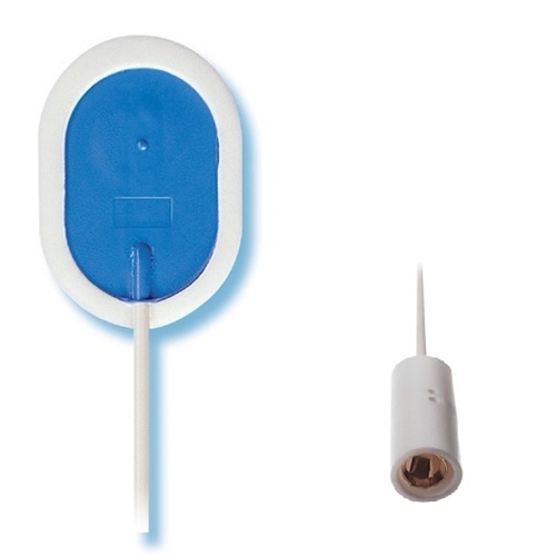 EKG elektrod Ambu BlueSensor våt gel – 22x30mm m kabel banan barn – 25 st