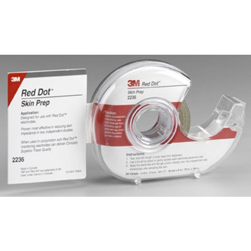 EKG slippapper 3M RedDot – 18mmx5m på rulle