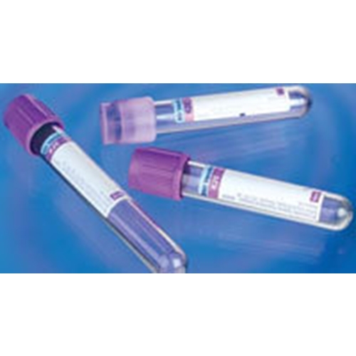 Vakuumrör BD Vacutainer transparent etikett – 5/4ml K3EDTA lila – 100 st