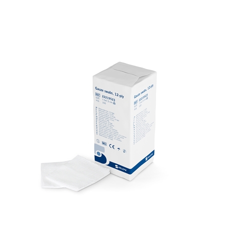 Kompress gasväv 12L Selefa – 7,5×7,5cm påse osteril – 100 st