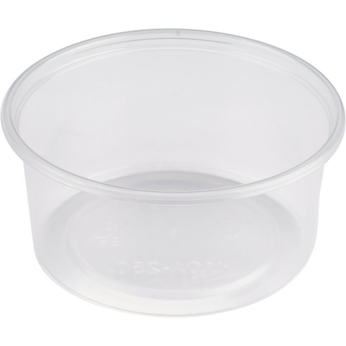 Plastbägare PP rund – 250ml transparent – 100 st