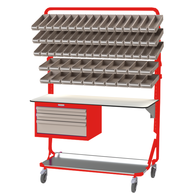 Mobil Plockstation – Röd Mobil Plockstation – Röd