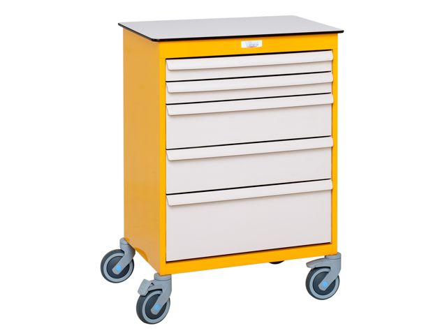 Mobil arbetsstation 1 block – Gul Mobil arbetsstation 1 block – Gul