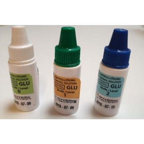 Kontrollösning glukos – Wellion Galileo GLU, level 2