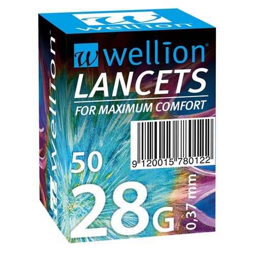 Lansett Wellion – 28G (0,37mm) blå 50-p – 50 st