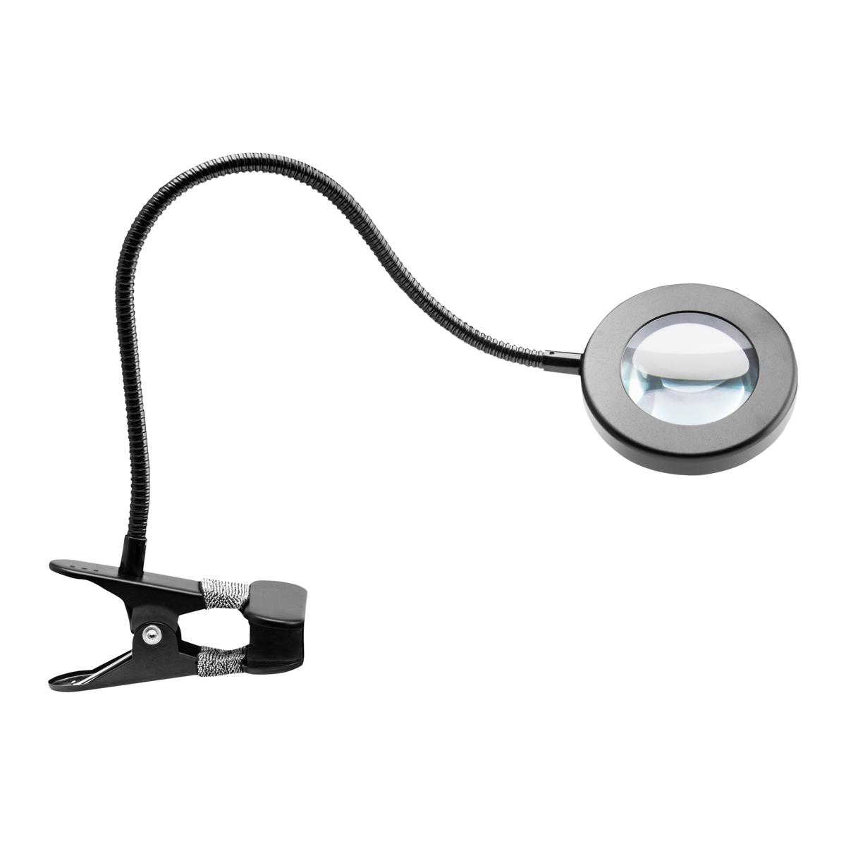 Ormring LED-lampa skrivbordslampa svart