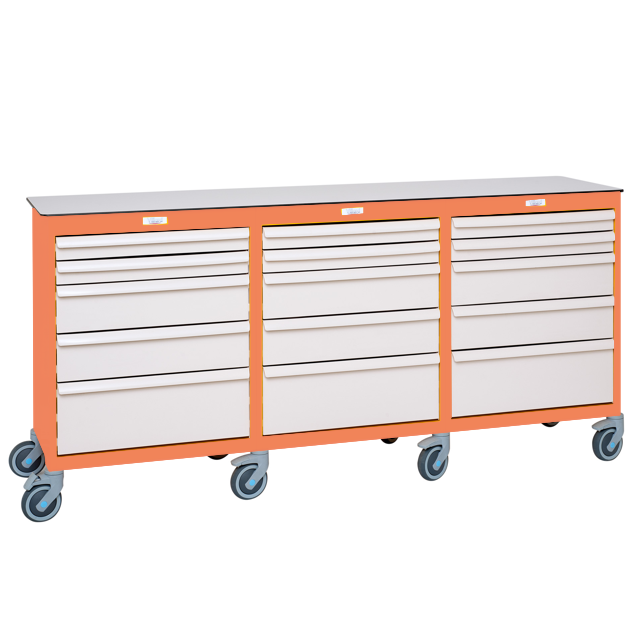 Mobil arbetsstation 3 block – Korall Mobil arbetsstation 3 block – Korall