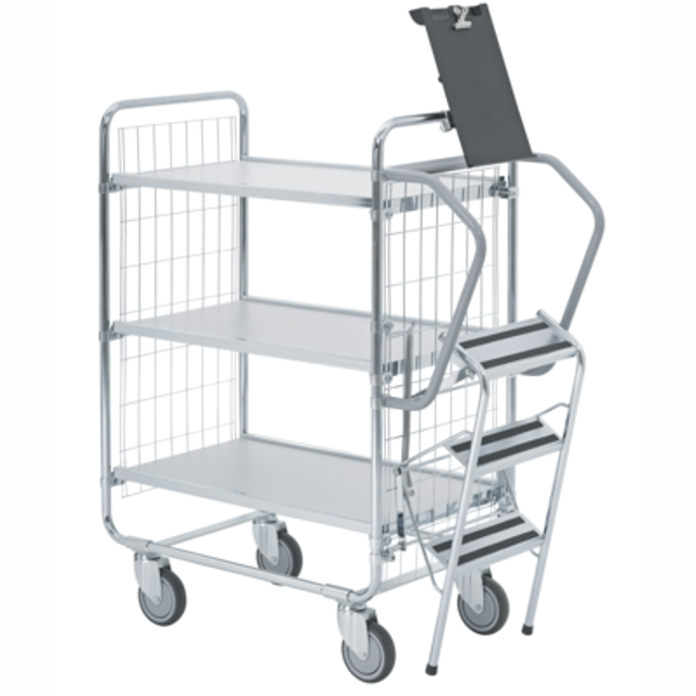 Stegvagn 100, 3-plan, för 200 kg