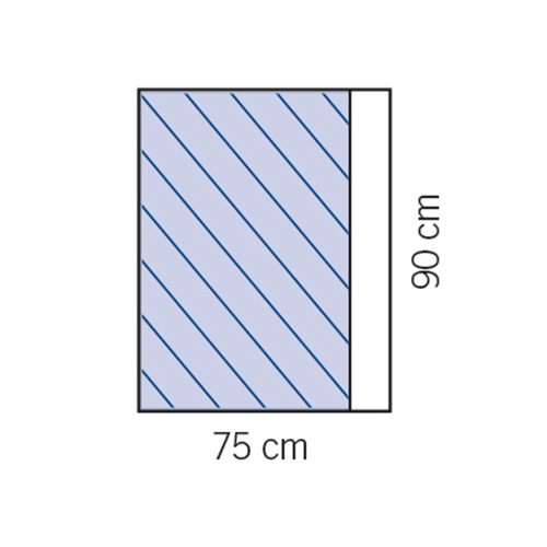 Op handduk häftande evercare – 75x90cm – 64 st