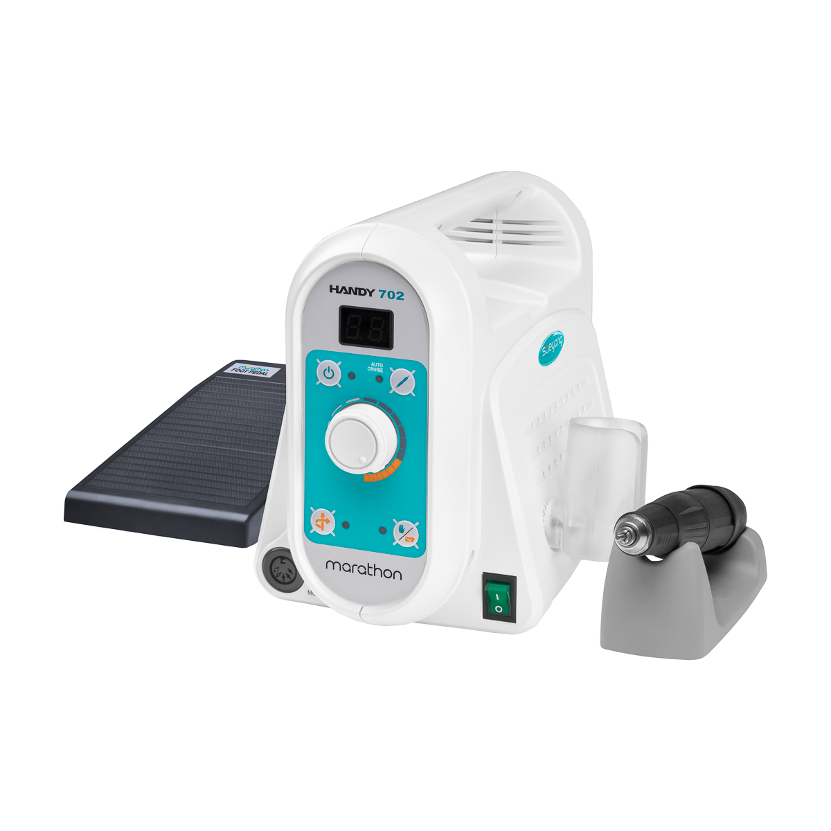 SAEYANG MARATHON HANDY 702 DENTAL POLERINGSMASKIN + S40-FS60N HANDSTYCKE MIKROMOTOR