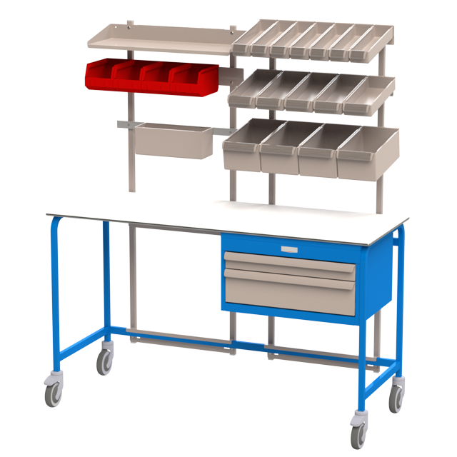 Mobil arbetsstation dubbel
