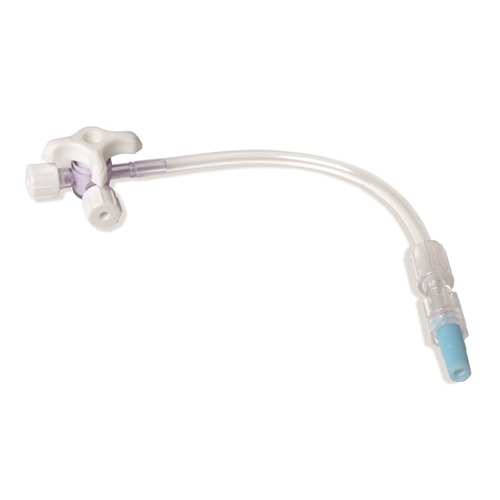 3-vägskran evercare – 10cm slang 3×4,1mm PVC-fri – 100 st