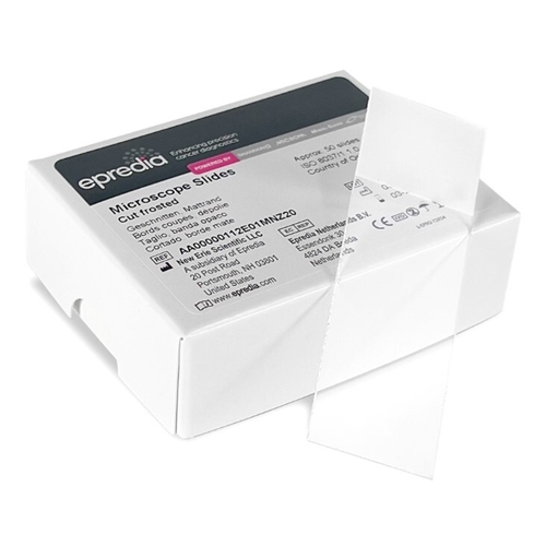 Objektglas skurna kanter Menzel – 26x76mm m märkfält cellofanfp – 50 st