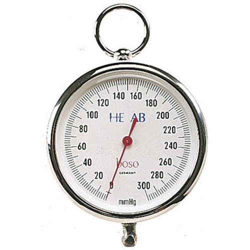 Dosmanometer Boso Standard – m ringfäste, övertryckstålig
