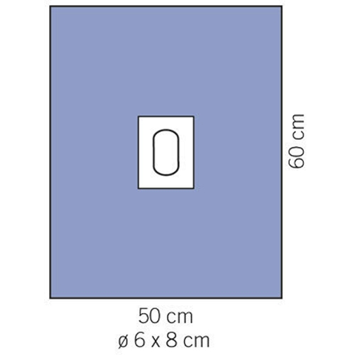 Hålduk häftande evercare – 50x60cm hål 6x8cm – 180 st