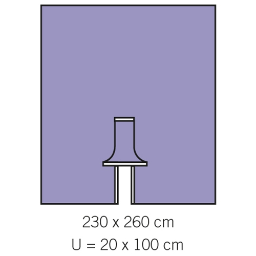 OP lakan slits evercare – 230x260cm slits 20x100cm – 24 st