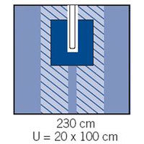 OP lakan slits evercare – 230x260cm slits 20x100cm – 16 st