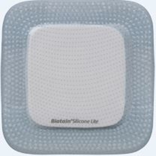 Tunt skumförband silikon Biatain Silicone L – 5x5cm Border Lite – 5 st