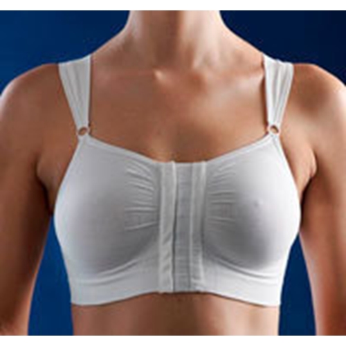 Bröstförband Carefix BELLA – XL vit microfiber öppn fram