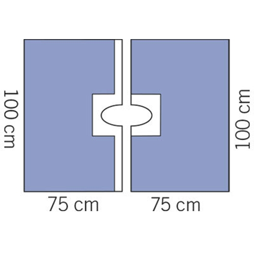 Hållakan häftande evercare – 75x100cm 2 delad – 80 st