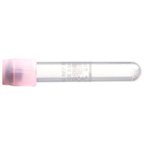 Vakuumrör BD Vacutainer transparent etikett – 5/2ml K2EDTA lila – 100 st