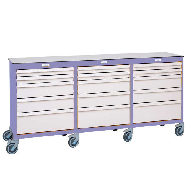 Mobil arbetsstation 3 block – Lila Mobil arbetsstation 3 block – Lila