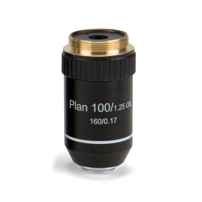 Planakromatiskt objektiv 100x (olja)