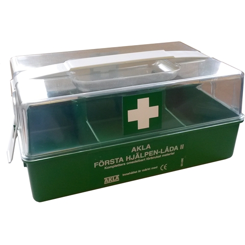 Första hjälpen låda Akla – 25x17x12cm plast tom
