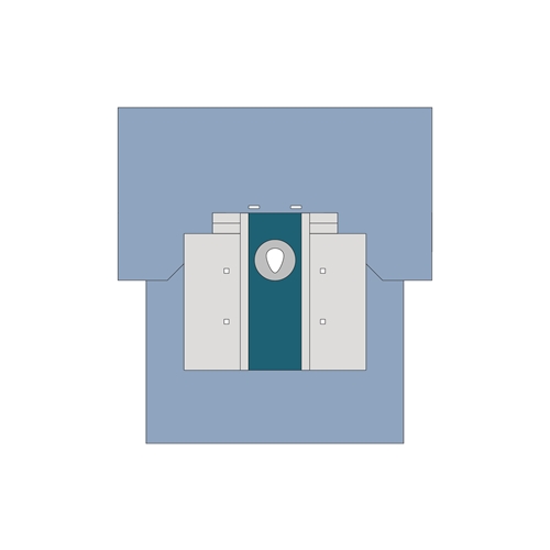 Op lakan Barrier – 230×330 hål 18x22cm – 8 st