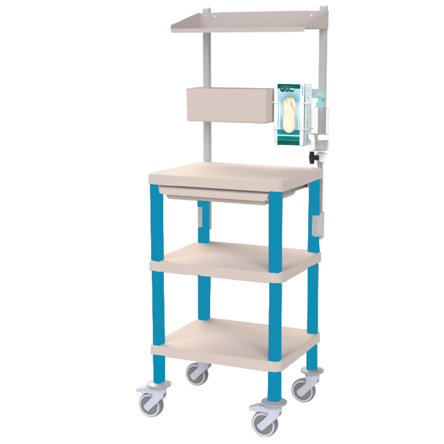 Bord 54×45 cm, 3 plan – Blå Bord 54×45 cm, 3 plan – Blå