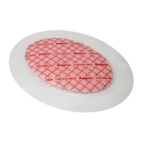 Skumförband silikon Polymem border – 8,8×12,7cm (dyna 5×7,6) ovalt – 5 st