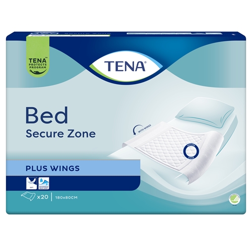 Hygienunderlägg engångs – 80x180cm 127g TENA Bed Plus – 80 st
