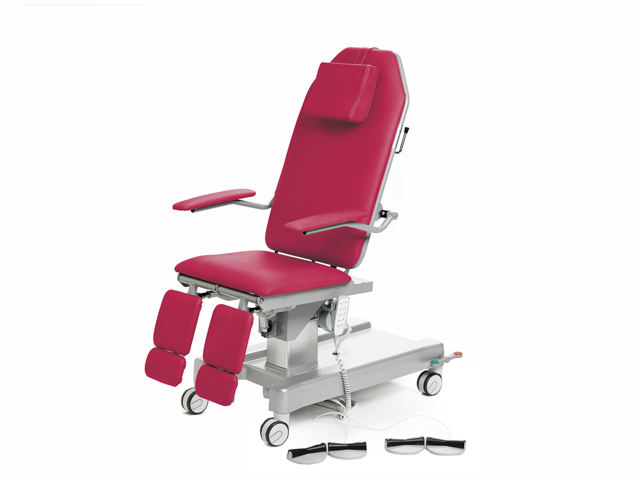 Fotvårdsstol – Patientvikt upp till 215 kg – Cerise 892 Fotvårdsstol – Patientvikt upp till 215 kg – Cerise 892