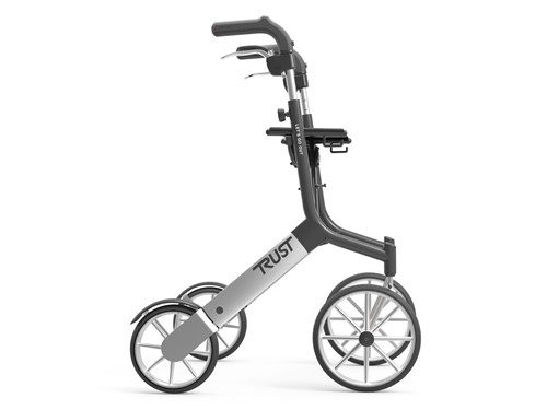 TrustCare – Mennään ulos rollaattori – Svart/Silver