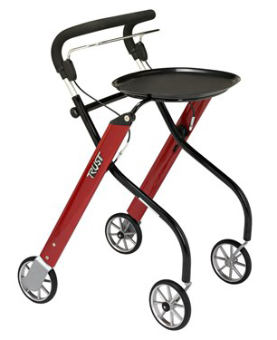 TrustCare – Let’s Go rollaattori sisäkäyttöön – Röd