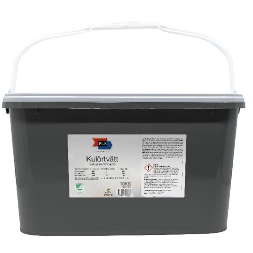 Tvättmedel pulver kulörtvätt PLS – 10kg parfymerad Svanen